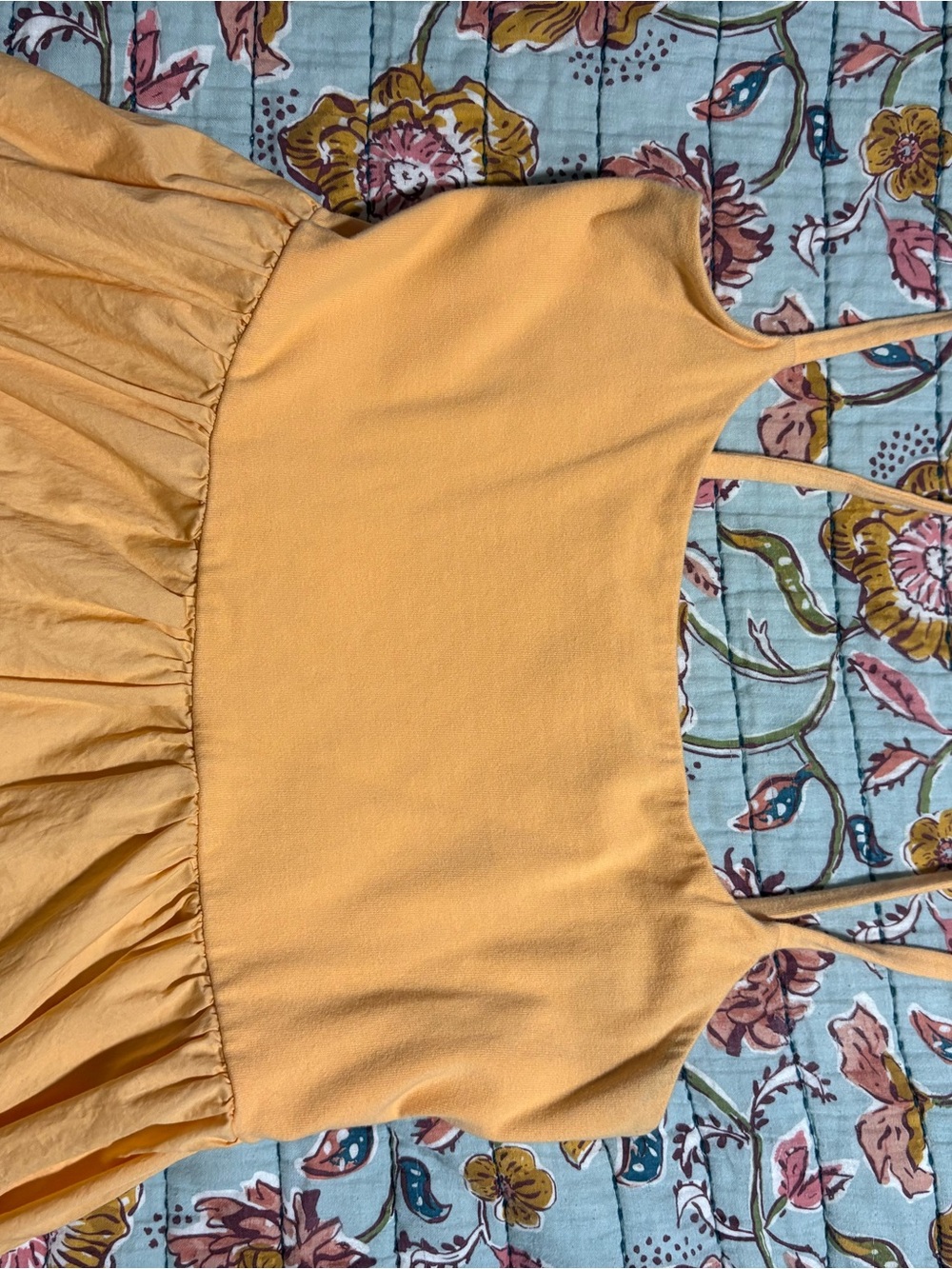 Old Navy Peach-Orange Sleeveless Midi Dress - Picture 5 of 5